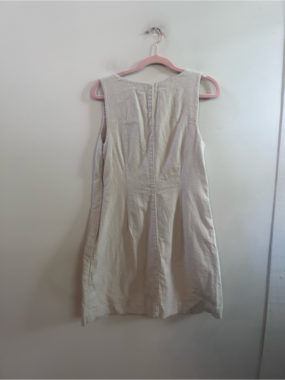 Abercrombie & Fitch linen-blend mini dress - Picture 6 of 6